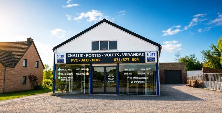 Showroom Sart Services — Châssis, portes, volets et vérandas à Sart-Dames-Avelines